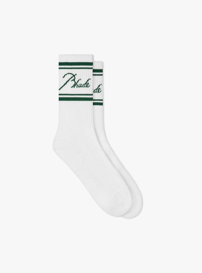 RHUDE SCRIPT LOGO SOCK On Sale