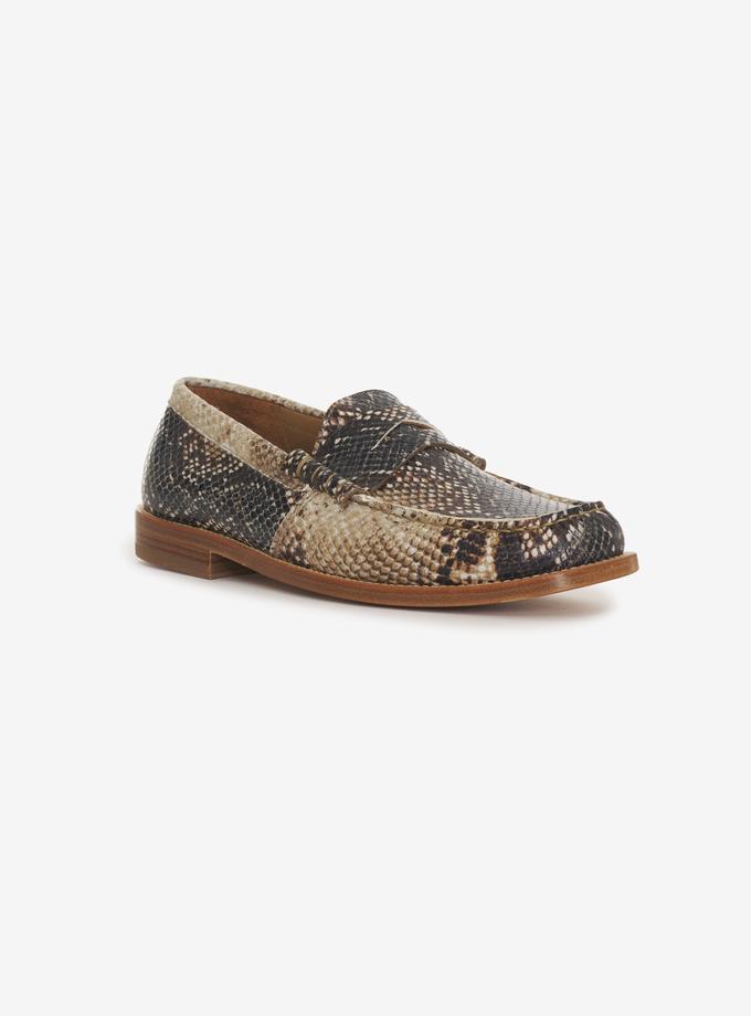 RHUDE SNAKESKIN SLIP ON LOAFER New Arrival