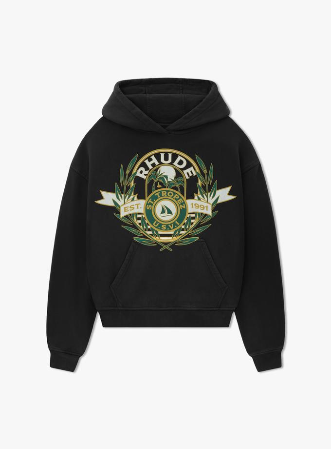 RHUDE ST.TROPEZ YACHT CREST HOODIE High Quality