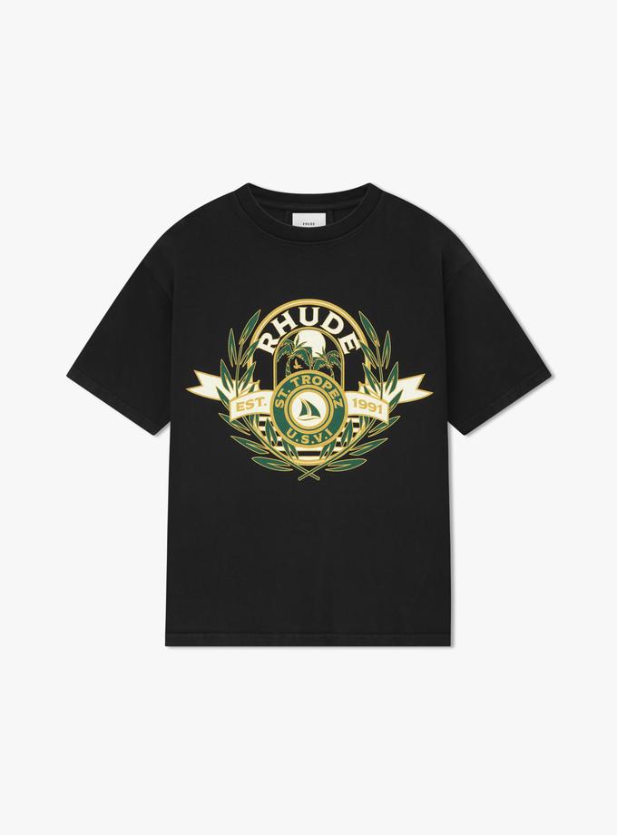 RHUDE ST. TROPEZ YACHT CREST TEE Best Price