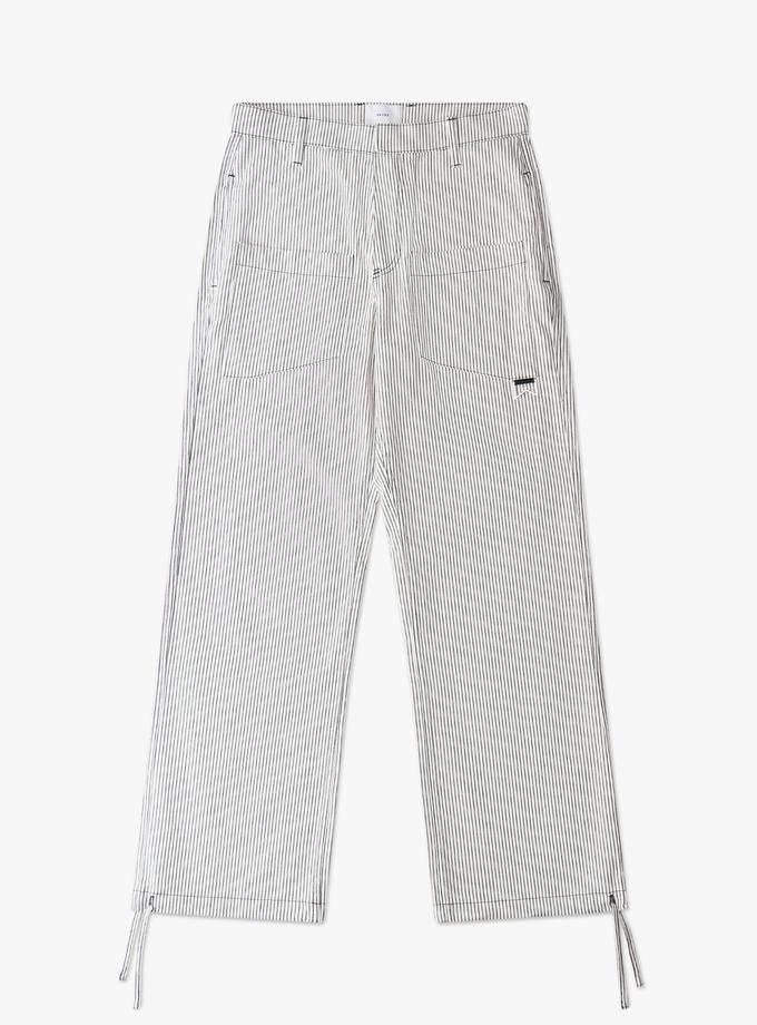 RHUDE STRIPED FRONT POCKET PANT High Quality