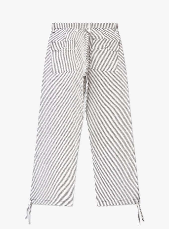 RHUDE STRIPED FRONT POCKET PANT High Quality