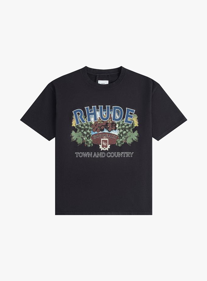 RHUDE TOWN AND COUNTRY TEE Same Day Delivery