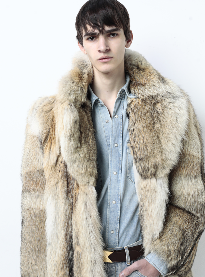 RHUDE VINTAGE FUR COAT Best Price