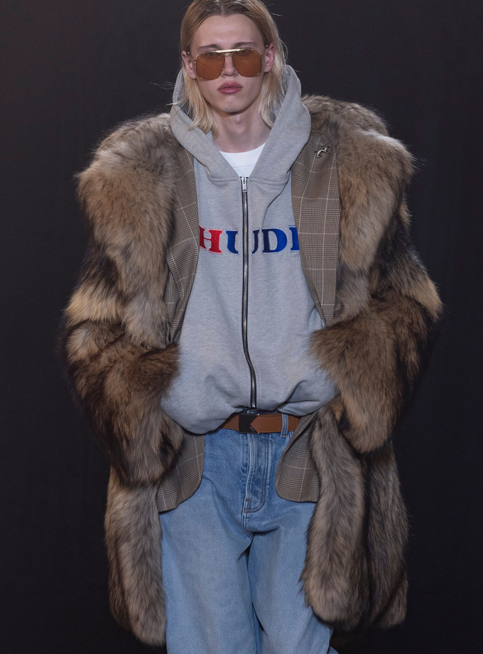 RHUDE VINTAGE FUR COAT Best Seller