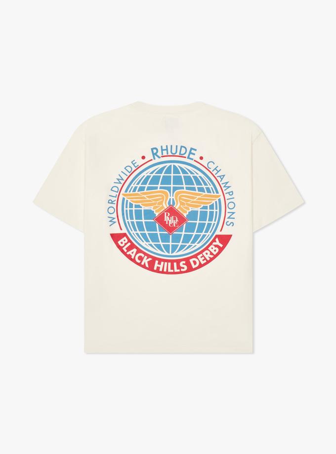 RHUDE WORLDWIDE TEE New Arrival