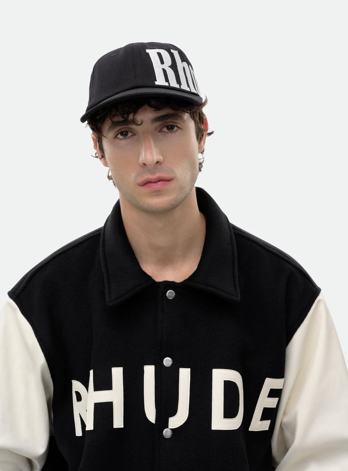 RHUDE WRAP LOGO 6-PANEL HAT Free shipping