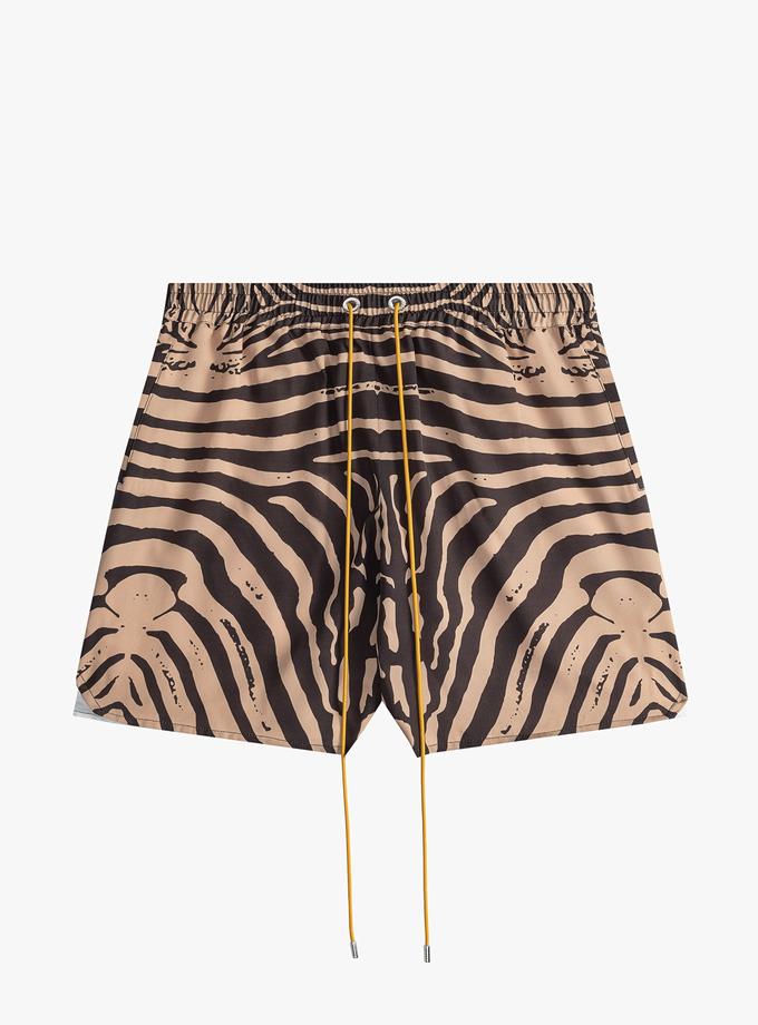 RHUDE ZEBRA SILK SHORT On Sale