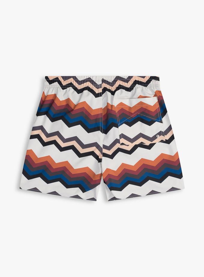 RHUDE ZIG ZAG SWIM TRUNKS Free shipping